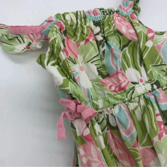 2 Piece Janie & Jack Hawaiian Dress Set 12-18M - Picture 4 of 7